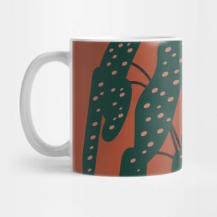 Boho Terracotta Begonia Mug